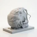 Mô hình điêu khắc đầu lâu MJ phong cách Gothic (In 3D) - Thumbnail 2