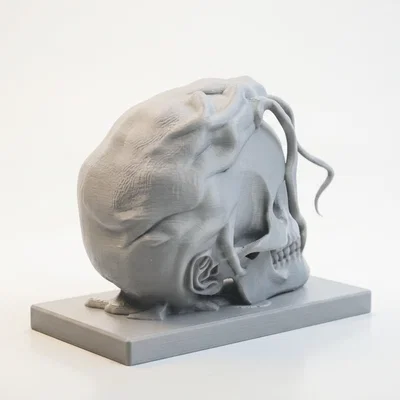 Mô hình điêu khắc đầu lâu MJ phong cách Gothic (In 3D)