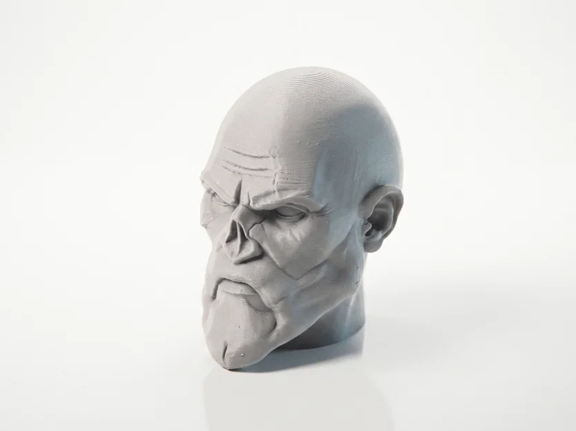Mô hình đầu lâu Kratos - Vật phẩm sưu tầm 3D cho game thủ - Image 1