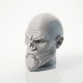 Mô hình đầu lâu Kratos - Vật phẩm sưu tầm 3D cho game thủ - Thumbnail 1