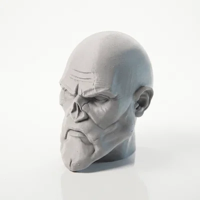 Mô hình đầu lâu Kratos - Vật phẩm sưu tầm 3D cho game thủ