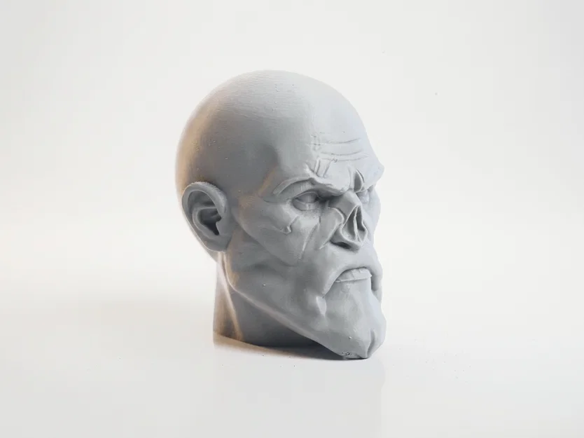 Mô hình đầu lâu Kratos - Vật phẩm sưu tầm 3D cho game thủ - Image 2