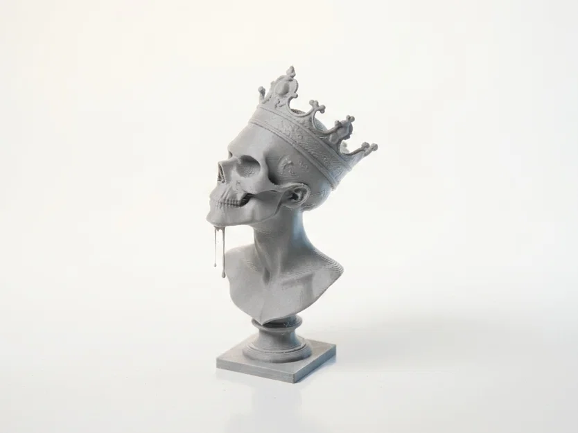 Tượng Đầu Lâu Vua Gothic - Mẫu In 3D - Image 1
