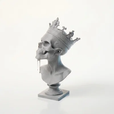 Tượng Đầu Lâu Vua Gothic - Mẫu In 3D