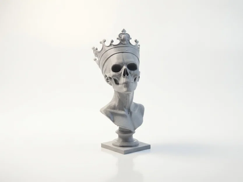Tượng Đầu Lâu Vua Gothic - Mẫu In 3D - Image 2