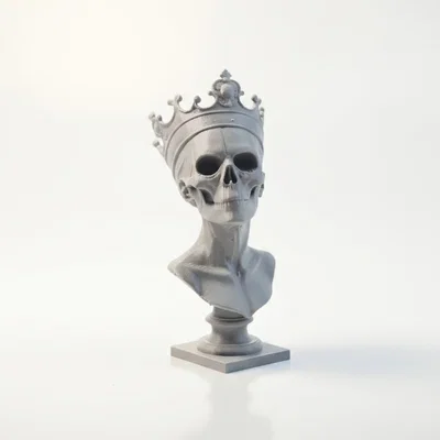 Tượng Đầu Lâu Vua Gothic - Mẫu In 3D