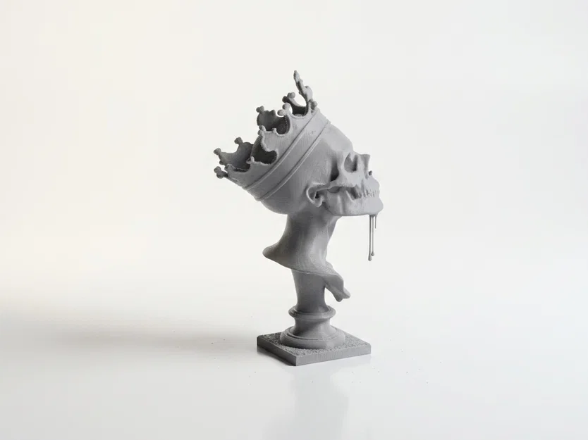 Tượng Đầu Lâu Vua Gothic - Mẫu In 3D - Image 3