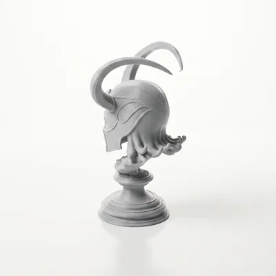 Tượng đầu lâu Loki - Mô hình 3D điêu khắc thần thoại Bắc Âu
