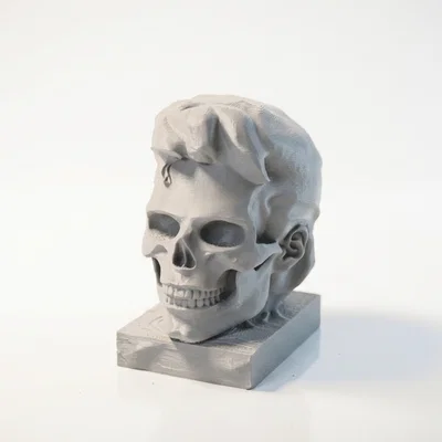 Tượng Đầu Lâu MJ - Mẫu In 3D Phong Cách Gothic Ấn Tượng