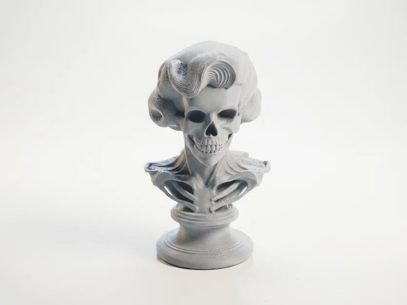 Tượng điêu khắc đầu lâu Marilyn Monroe (File in 3D) - Image 1