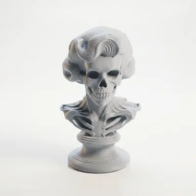 Tượng điêu khắc đầu lâu Marilyn Monroe (File in 3D)