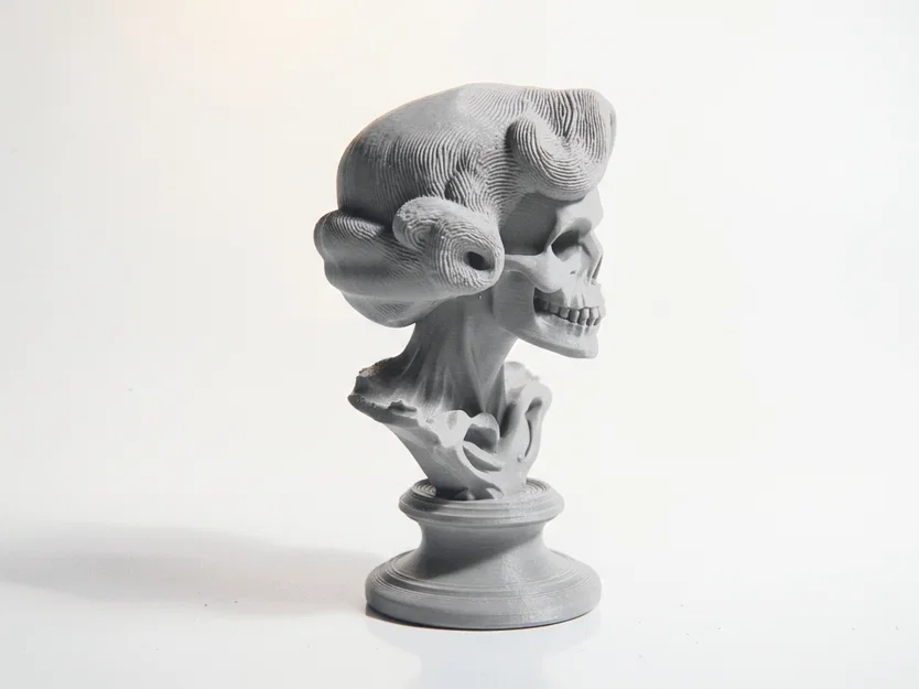 Tượng điêu khắc đầu lâu Marilyn Monroe (File in 3D) - Image 2