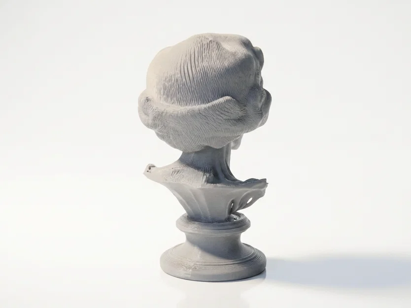 Tượng điêu khắc đầu lâu Marilyn Monroe (File in 3D) - Image 3