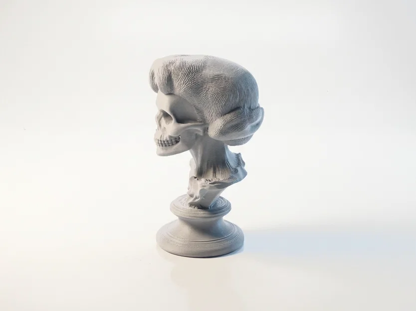 Tượng điêu khắc đầu lâu Marilyn Monroe (File in 3D) - Image 4