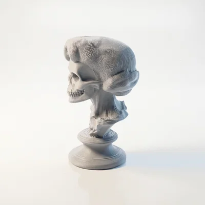 Tượng điêu khắc đầu lâu Marilyn Monroe (File in 3D)