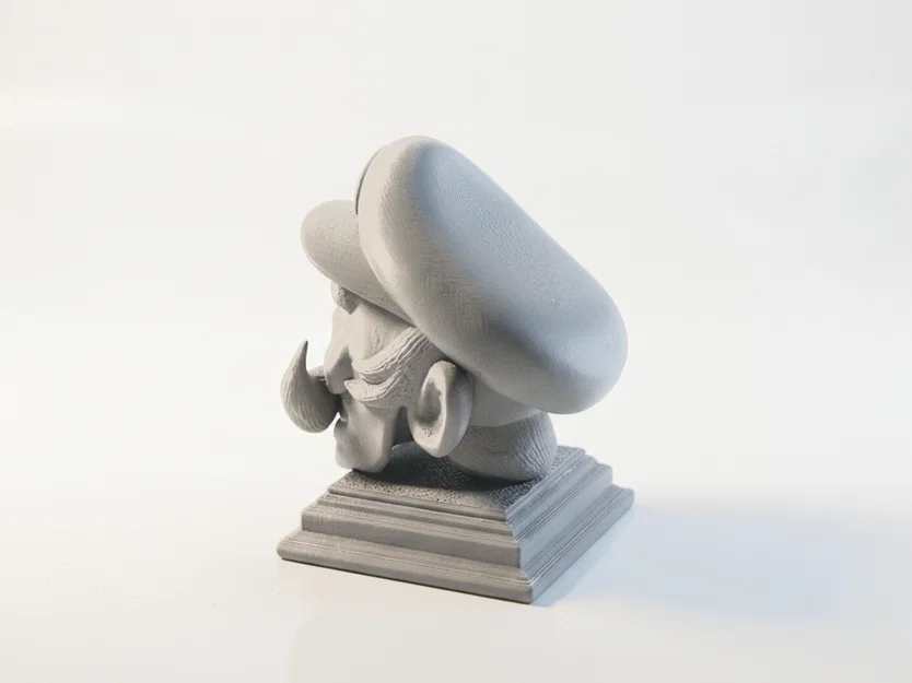 Mô hình đầu lâu Mario - Vật phẩm sưu tầm gaming in 3D - Image 4