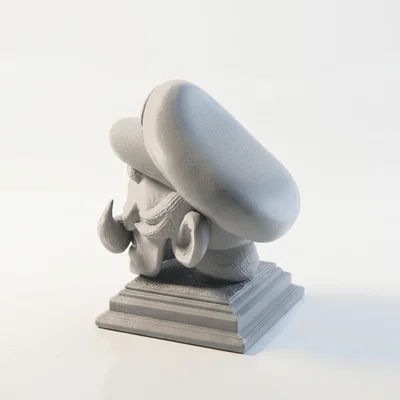 Mô hình đầu lâu Mario - Vật phẩm sưu tầm gaming in 3D
