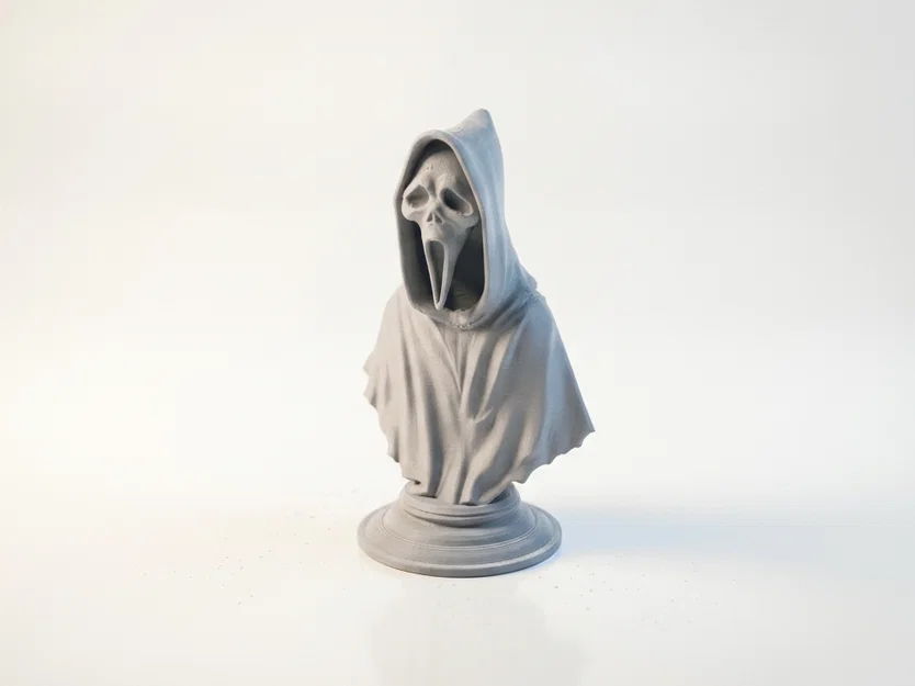 Mô hình đầu lâu Ghostface kinh dị in 3D - Image 1
