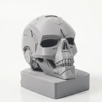 Mô hình điêu khắc đầu lâu Ironman in 3D