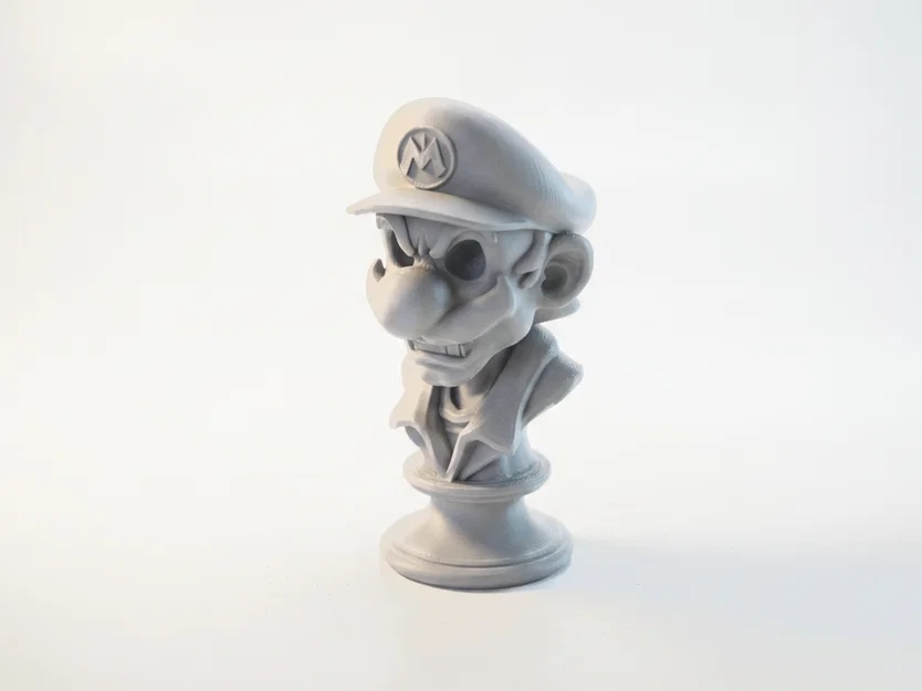 Mô hình 3D Bán thân đầu lâu Mario cực độc đáo - Image 1