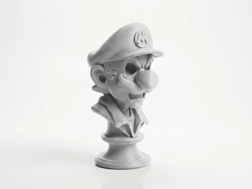 Mô hình 3D Bán thân đầu lâu Mario cực độc đáo - Image 2