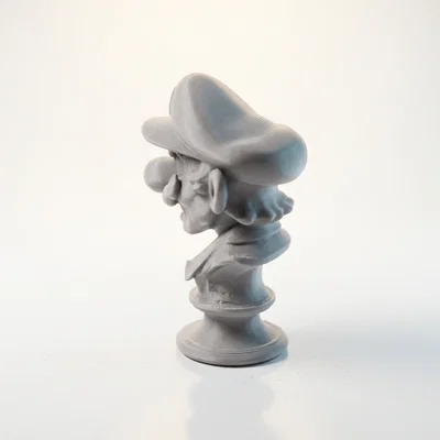 Mô hình 3D Bán thân đầu lâu Mario cực độc đáo