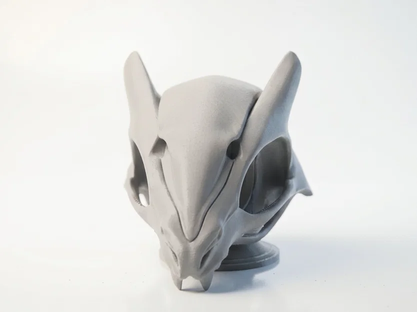 Mô hình đầu lâu Mewtwo Pokemon - Bản in 3D nghệ thuật - Image 2