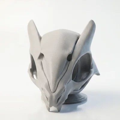 Mô hình đầu lâu Mewtwo Pokemon - Bản in 3D nghệ thuật
