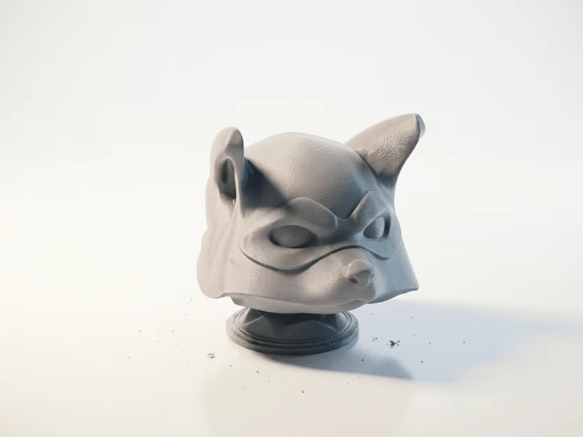 Mô hình đầu lâu Mewtwo Pokemon - Bản in 3D nghệ thuật - Image 4