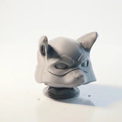 Mô hình đầu lâu Mewtwo Pokemon - Bản in 3D nghệ thuật