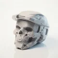 Mô hình điêu khắc đầu lâu Master Chief Halo in 3D - Thumbnail 1