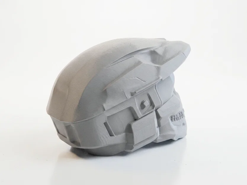 Mô hình điêu khắc đầu lâu Master Chief Halo in 3D - Image 3
