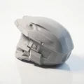 Mô hình điêu khắc đầu lâu Master Chief Halo in 3D - Thumbnail 4