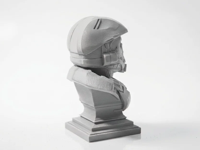 Mô hình 3D Bust Đầu Lâu Master Chief - Vật Phẩm Sưu Tầm Gaming - Image 3