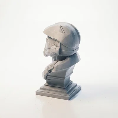 Mô hình 3D Bust Đầu Lâu Master Chief - Vật Phẩm Sưu Tầm Gaming