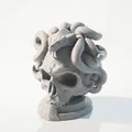 Mô hình điêu khắc đầu lâu Medusa in 3D phong cách thần thoại - Thumbnail 1