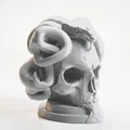 Mô hình điêu khắc đầu lâu Medusa in 3D phong cách thần thoại - Thumbnail 2