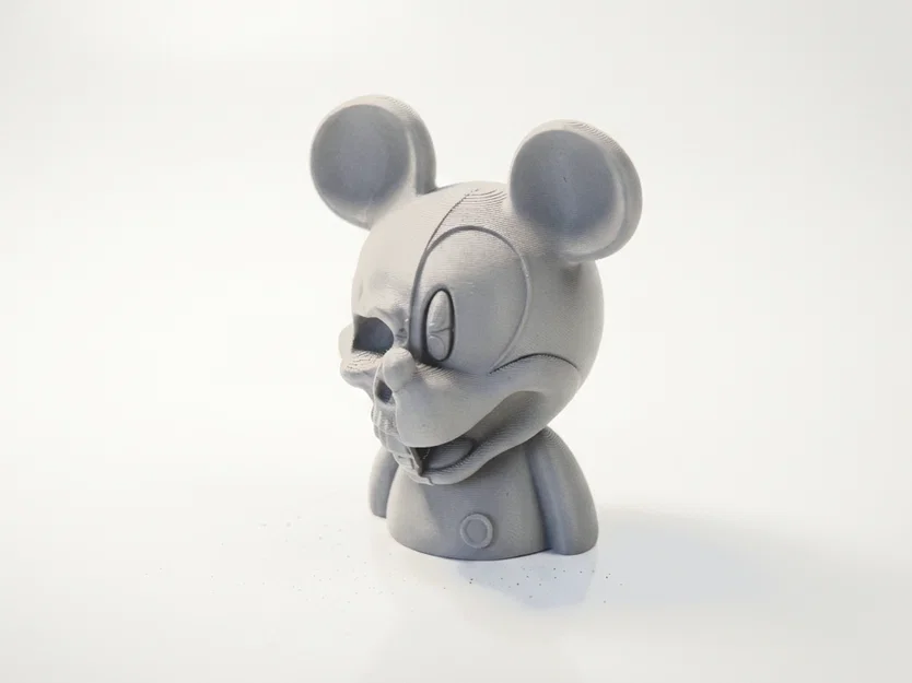 Mô hình 3D Bức tượng đầu lâu Mickey Mouse - Image 1