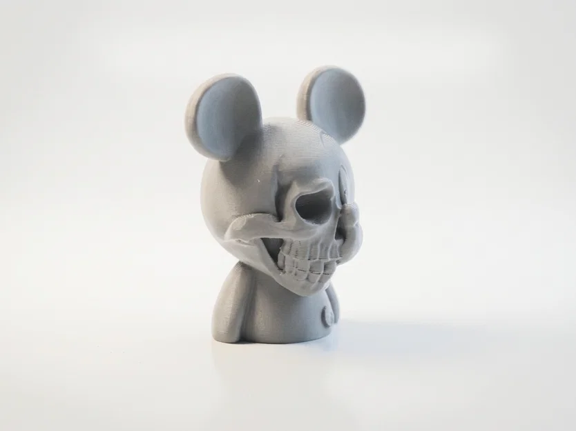 Mô hình 3D Bức tượng đầu lâu Mickey Mouse - Image 2