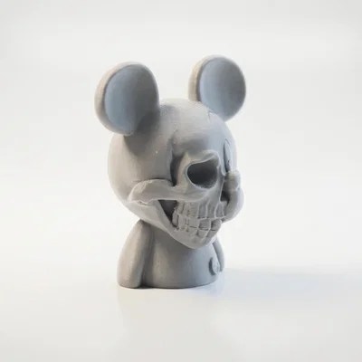Mô hình 3D Bức tượng đầu lâu Mickey Mouse