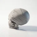 Mô hình 3D hộp sọ xác ướp trang trí Halloween - Thumbnail 4
