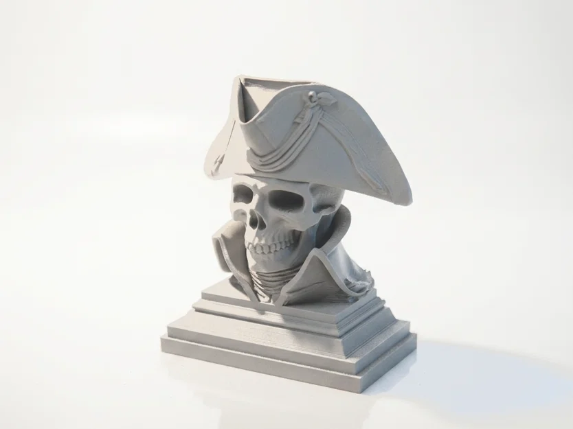 Tượng bán thân đầu lâu hải tặc Napoleon - Mô hình in 3D - Image 1