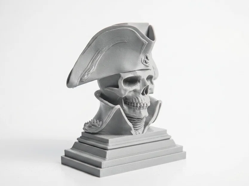Tượng bán thân đầu lâu hải tặc Napoleon - Mô hình in 3D - Image 2