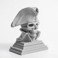 Tượng bán thân đầu lâu hải tặc Napoleon - Mô hình in 3D - Thumbnail 2