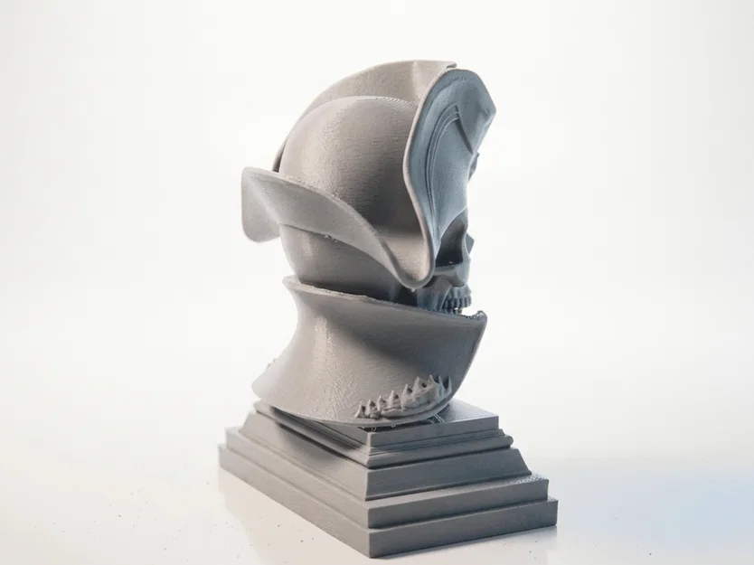 Tượng bán thân đầu lâu hải tặc Napoleon - Mô hình in 3D - Image 3