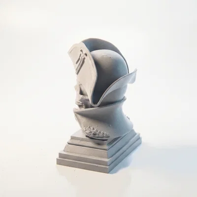 Tượng bán thân đầu lâu hải tặc Napoleon - Mô hình in 3D