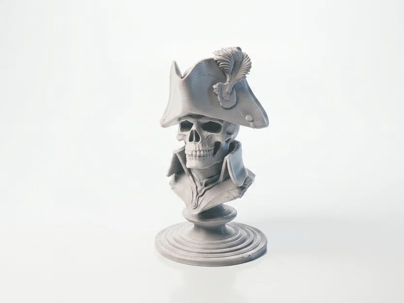 Mô hình tượng bán thân đầu lâu Napoleon - Tác phẩm điêu khắc lịch sử in 3D - Image 1