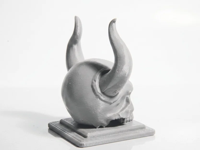 Mô hình đầu lâu có sừng phong cách thần thoại Bắc Âu - Bản in 3D - Image 3