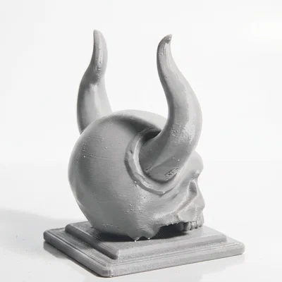 Mô hình đầu lâu có sừng phong cách thần thoại Bắc Âu - Bản in 3D