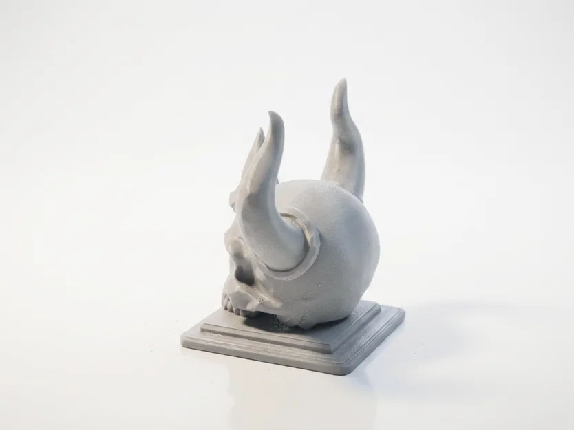 Mô hình đầu lâu có sừng phong cách thần thoại Bắc Âu - Bản in 3D - Image 4